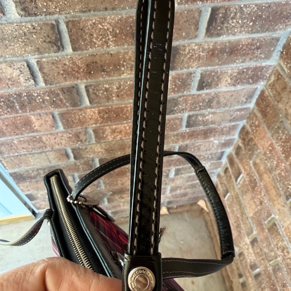 Coach Poppy Plaid Signature Tote Bag - Picture 7 of 10